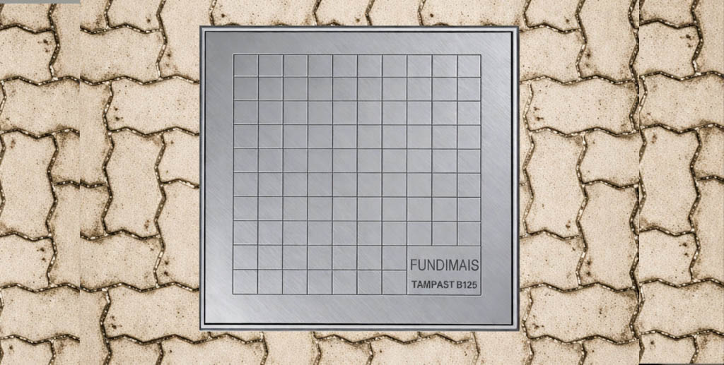 Detalhe da tampa simples